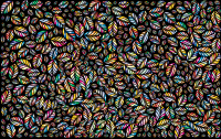 Leaves Background Prismatic
