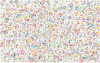 Leaves Background Prismatic No BG