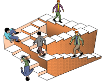 Penrose stairs
