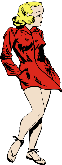Red Dress Lady