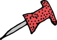 Red Pushpin