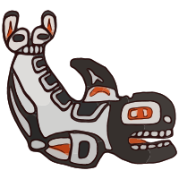 Salish Design Whale