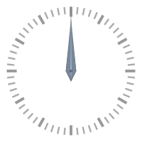 Animated clock greytones