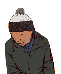 Winter Hat Man
