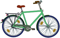 bicycle - missing front break and headlight