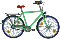 bicycle - missing rear-wheel brake