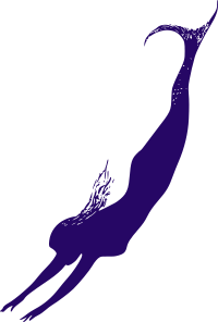 Purple Mermaid - Outline