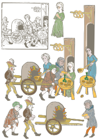 Medieval baker at Council of Constance