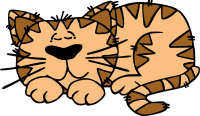 Sleeping cat