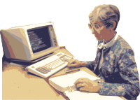 Retro Computer User