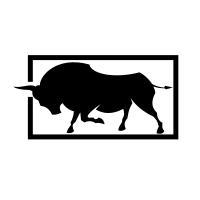 Bull attack silhouette