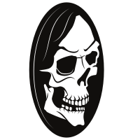 Scary skull