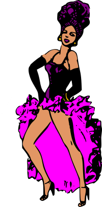 Cancan dancer