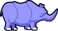Cartoon Rhino