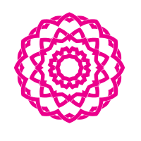 Celtic knot pink color