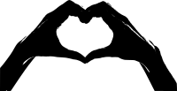 Hands forming a heart