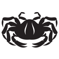Crab silhouette
