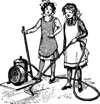 Retro Vacuum Girls