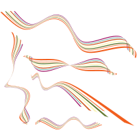 Wavy lines and stripes