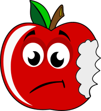Unhappy apple