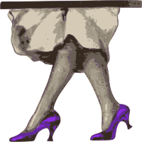 Purple High Heels