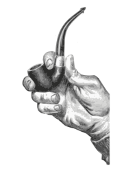 Hand with a Pipe