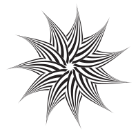 Star logo black and white