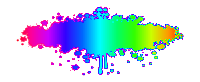 Grunge Rainbow Splatter