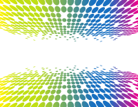 Bursting dots colorful pattern