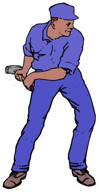 Working Man with Hammer