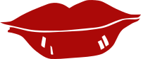 Red Mouth of Woman