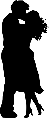Couple kissing