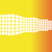 Wavy tiled pattern