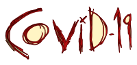 COVID-19 Text Title - Red
