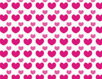 Love hearts graphic pattern