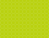 Retro shapes green background