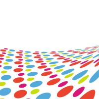 Colourful dotted pattern