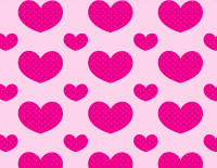 Big pink hearts