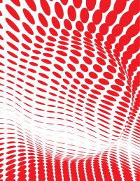 Red halftone pattern