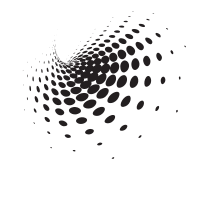 Swirling halftone shape
