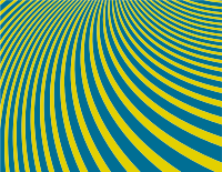 Curved stripes pattern