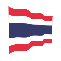 Thailand waving flag