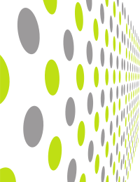 Pattern with grey and green dots