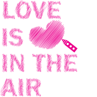 Love is in the air message