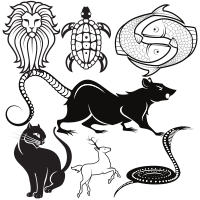 Animals silhouettes SVG pack