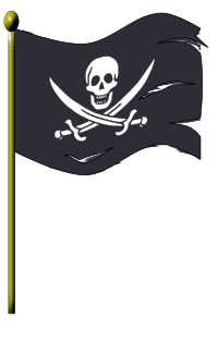 Tattered Pirate Flag