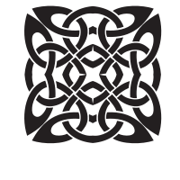 Decorative knot Celtic style