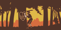 Man Carving a Tree