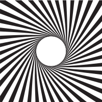 Radial sun rays black colour