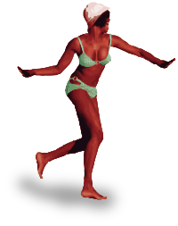 Green Bikini Lady